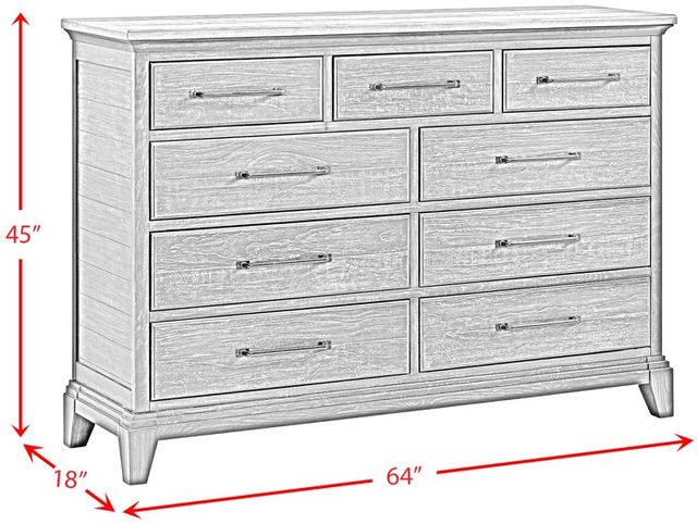Elements International Montrose Brown/Espresso Dresser-2