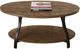 Steve Silver Co. Denise Oak Cocktail Table with Black Base-0