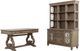 Liberty Furniture Simply Elegant 3-Piece Heathered Taupe Desk and Hutch Set-0