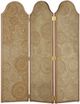 Currey & Company Marjorie Skouras Natural/Weathered Oak Screen-0