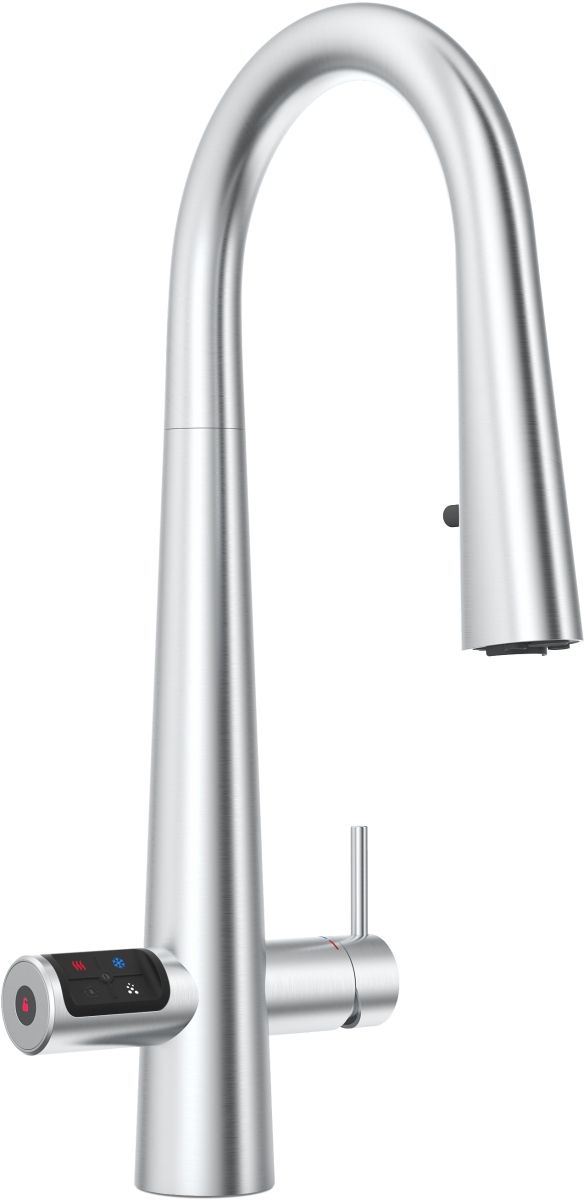 Zip® Water HydroTap Celsius Plus with Pull-Down Sprayer Boiling, Chilled, Sparkling Kit in Brushed Chrome-0