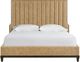 Universal Explore Home™ Fenwick/Nehir Caribou King Upholstered Panel Bed-2