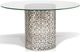 Korson Furniture Carole Glass Top Dining Table with Argenta Base-0