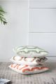 A & B Home Beige/Brown/White Throw Pillow-5