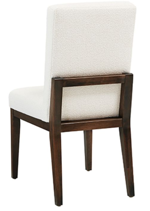 LM Co Home By Vaughan-Bassett Crafted Cherry by Ben & Erin Napier Dark Cherry/White Upholstered Side Chair-3