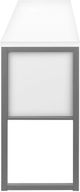 Monarch Specialties Inc. Silver/White Office Hutch-3