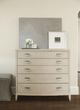 Bernhardt East Hampton Cerused Linen Tall Chest-1
