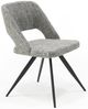 VIG Furniture Modrest Palmer 2-Piece Gray Fabric Dining Chair Set-0