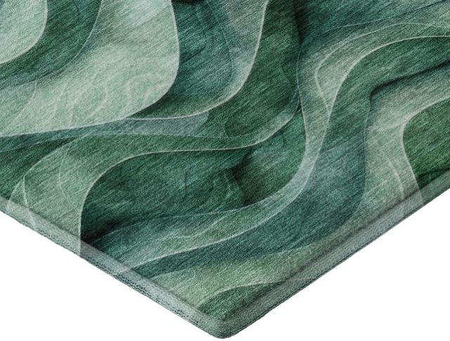 Dalyn™ Rug Company Pacifica Teal 5'x8' Style 3 Area Rug-1