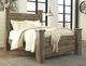 Signature Design by Ashley® Trinell Rustic Brown King Poster Bed-1