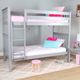 M3 Furniture Grey Twin/Twin Bunk Bed-1
