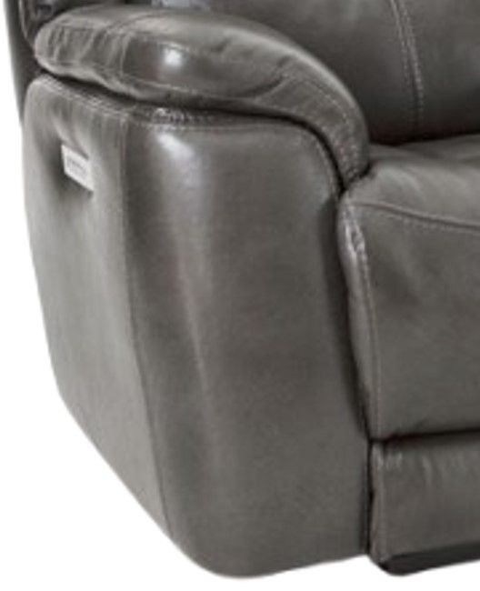 HomeStretch Galaxy Gray Double Power Reclining Sofa-2