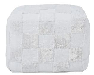 Renwil® Payne Ivory Pouf-1