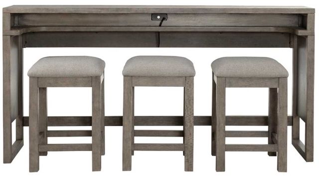 Liberty Furniture Bartlett Field 4-Piece Dusty Taupe Occasional Bar Set-2