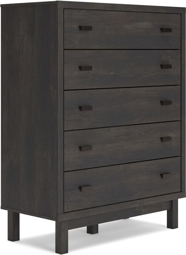 Signature Design by Ashley® Toretto Rustic Charcoal Wide Chest of Drawers-0