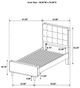 Coaster® Robyn 4-Piece Cool Beige/Light Ash Twin Bedroom Set-5