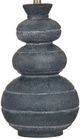 Bassett Mirror Carmel Textured Matte Blue Table Lamp-2