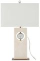 Currey & Company Radiant Antique Brass/White Table Lamp-3
