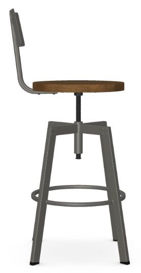Amisco Customizable Architect Corkscrew Adjustable Stool-2