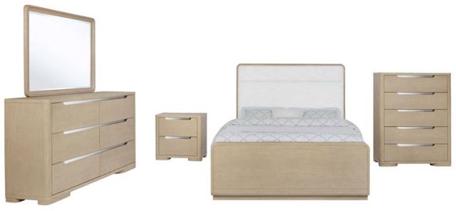 Coaster® Ladera 5-Piece Cream/Light Elm Queen Bedroom Set-0