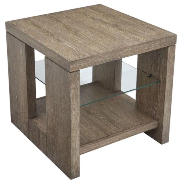 Magnussen Home® Cypress Spiced Brown Rectangular End Table-4