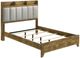 Coaster® Henderson 5-Piece Medium Oak Queen Panel Bookcase Bedroom Set-1