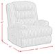 Elements International Artemis Softcat Silver Power Lift Chair-2