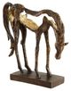 Uttermost®  Openly Grazing Antiqued Bronze Horse Sculpture-0