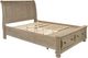 New Classic® Home Furnishings Allegra Pewter California King Sleigh Bed-4