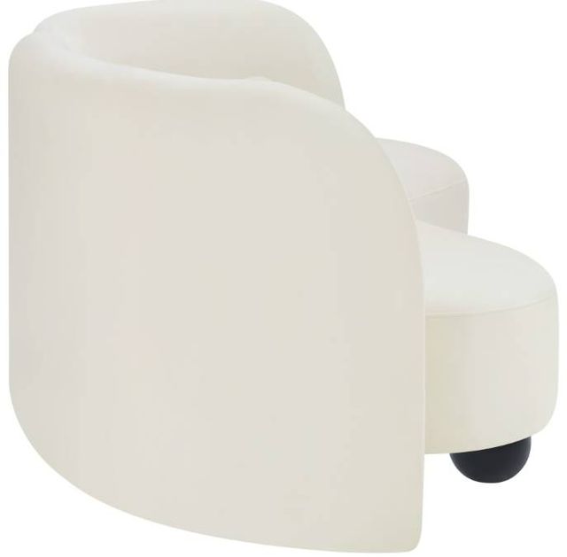 Meridian Furniture Daphne Cream Velvet Sofa-2