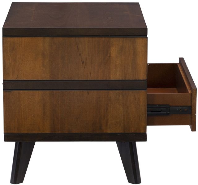 Linon Hudson II Walnut Nightstand-2