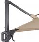 Furniture of America® Fida Beige Aluminum/Polyester Square Outdoor Umbrella-5