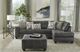 Albany Industries Crow Pewter Cocktail Ottoman-1