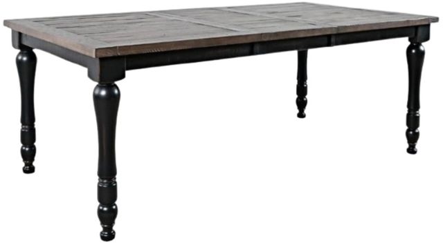 Jofran Inc. Madison County 6-Piece Vintage Black Dining Set-2