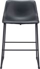 Zuo Modern Smart Black Bar Chair-2