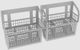 Bosch® 100 Series 24" Stainless Steel Built In Dishwasher-3