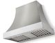 La Cornue CornuFé Cascade 44" Stainless Steel Wall Mounted Range Hood with Polished Chrome Trim-0