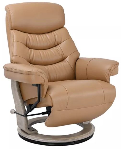 BenchMaster Limited Edition Cinnamon Manual Flip-Up Footrest  Recliner-0