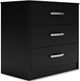 Signature Design by Ashley® Finch 5-Piece Black Queen Panel Platform Bed Set-3