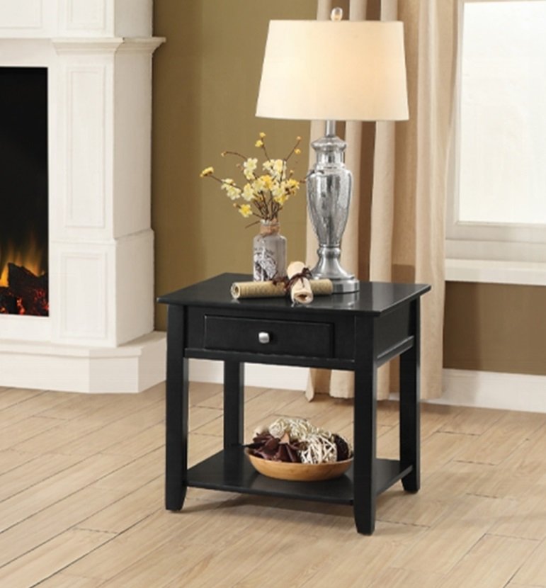 ACME Furniture Malachi Black End Table | My Family Furniture