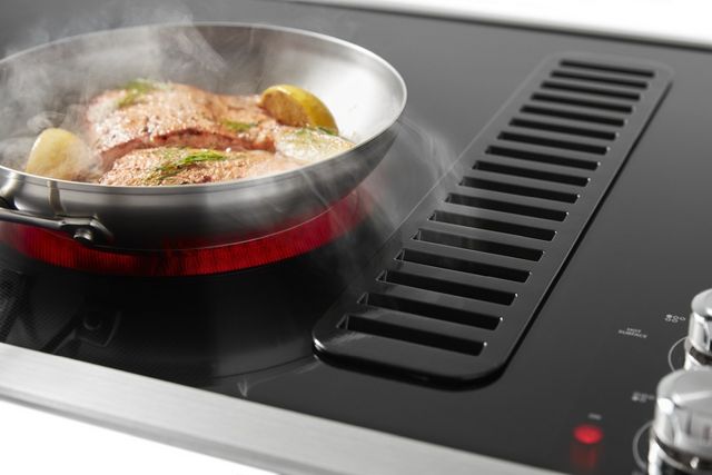 KitchenAid® 36" Stainless Steel Electric Downdraft Cooktop-4