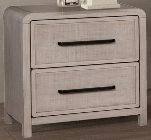 Furniture of America® Belize Gray Fog Nightstand-0