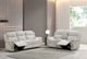 Furniture of America® Sandbach Light Gray Manual Reclining Glider Loveseat with Console-1