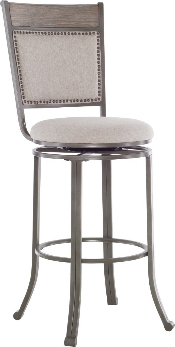 Powell® Franklin Champagne/Pewter Bar Stool-0
