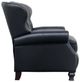 BarcaLounger® Presidential Wenlock Onyx Leather Manual Recliner-4