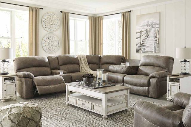 Benchcraft® Segburg 5-Piece Driftwood Living Room Set-3
