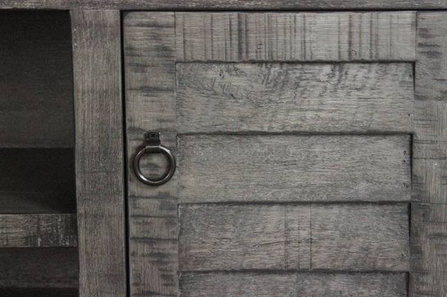 American Heartland Manufacturing Rustic Barnwood Provincial Shutter TV Stand-3