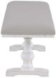 Steve Silver Co. Warren Gray/White Upholstered Bench-2