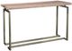 Horizon Home® Spectrum Onyx Stone Top Sofa Table with Metal Base-0