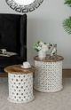 A & B Home 2-Piece Whitewash Side Table Set-3